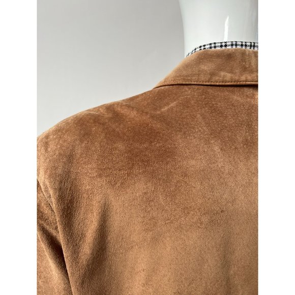 Jones NY Vintage Suede Jacket Tan 44R Leather - Picture 7 of 16
